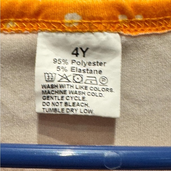 Orange Graphic Kids T-Shirt 4T - Picture 4 of 4